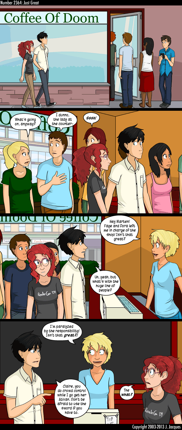 Questionable Content 16.1.2013