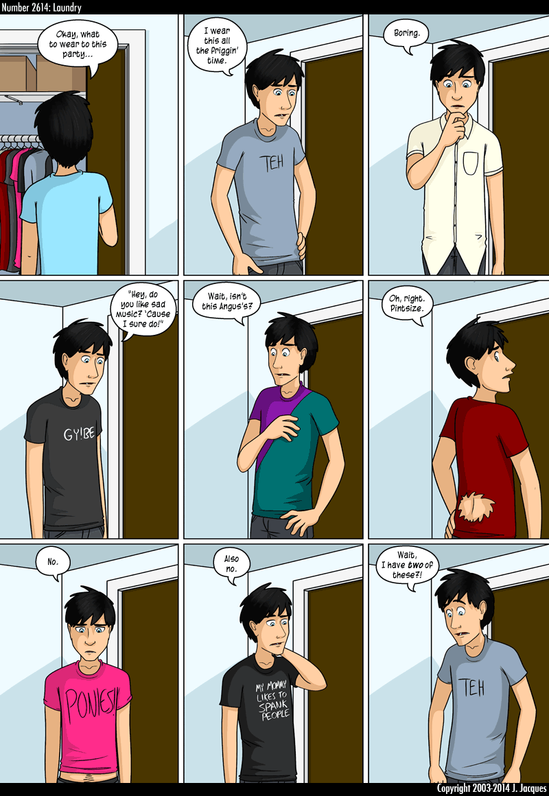 Questionable Content 8.1.2014