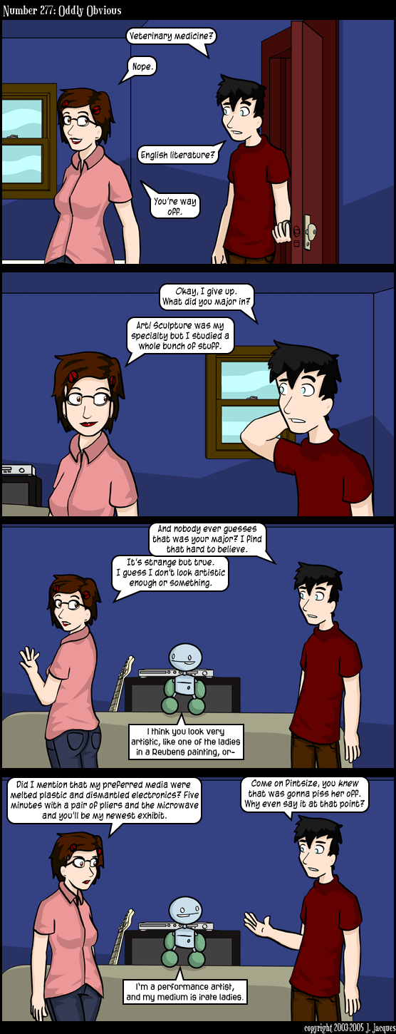 Questionable Content 19.1.2005