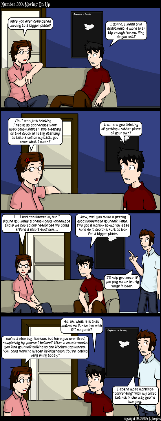 Questionable Content 25.1.2005