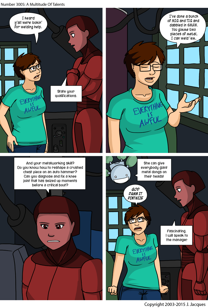 Questionable Content 17.7.2015