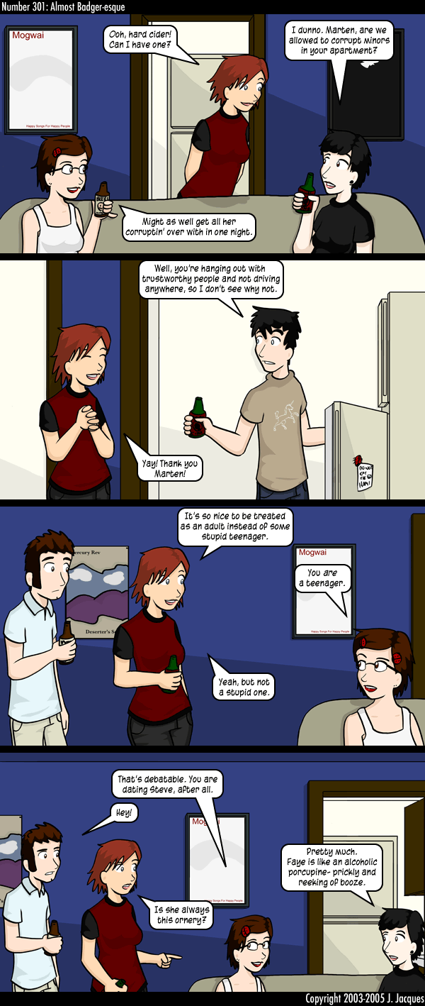 Questionable Content 22.2.2005