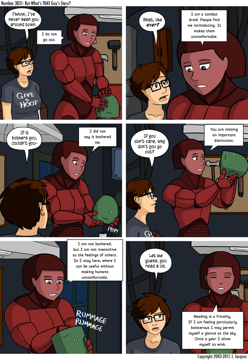 Questionable Content 24.8.2015