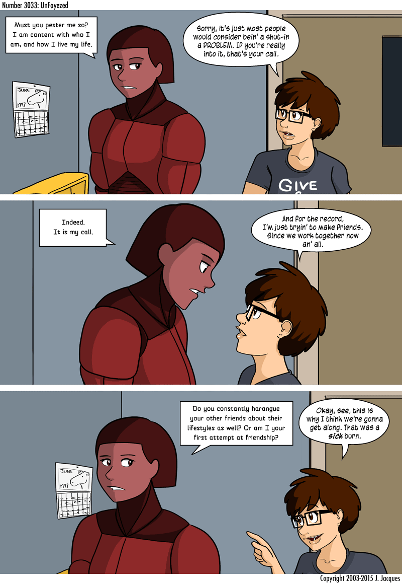 Questionable Content 26.8.2015