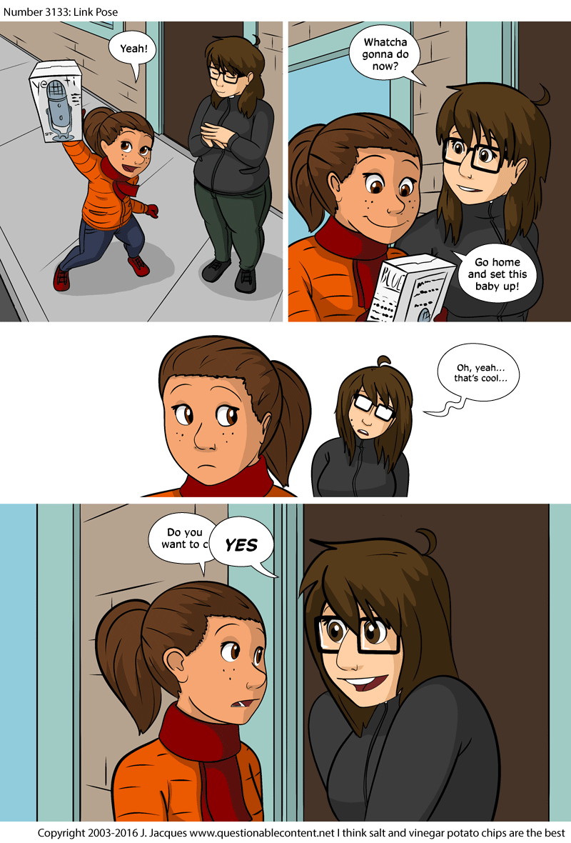 Questionable Content 13.1.2016