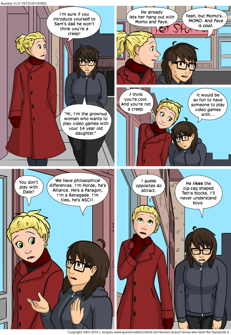 Questionable Content 19.1.2016