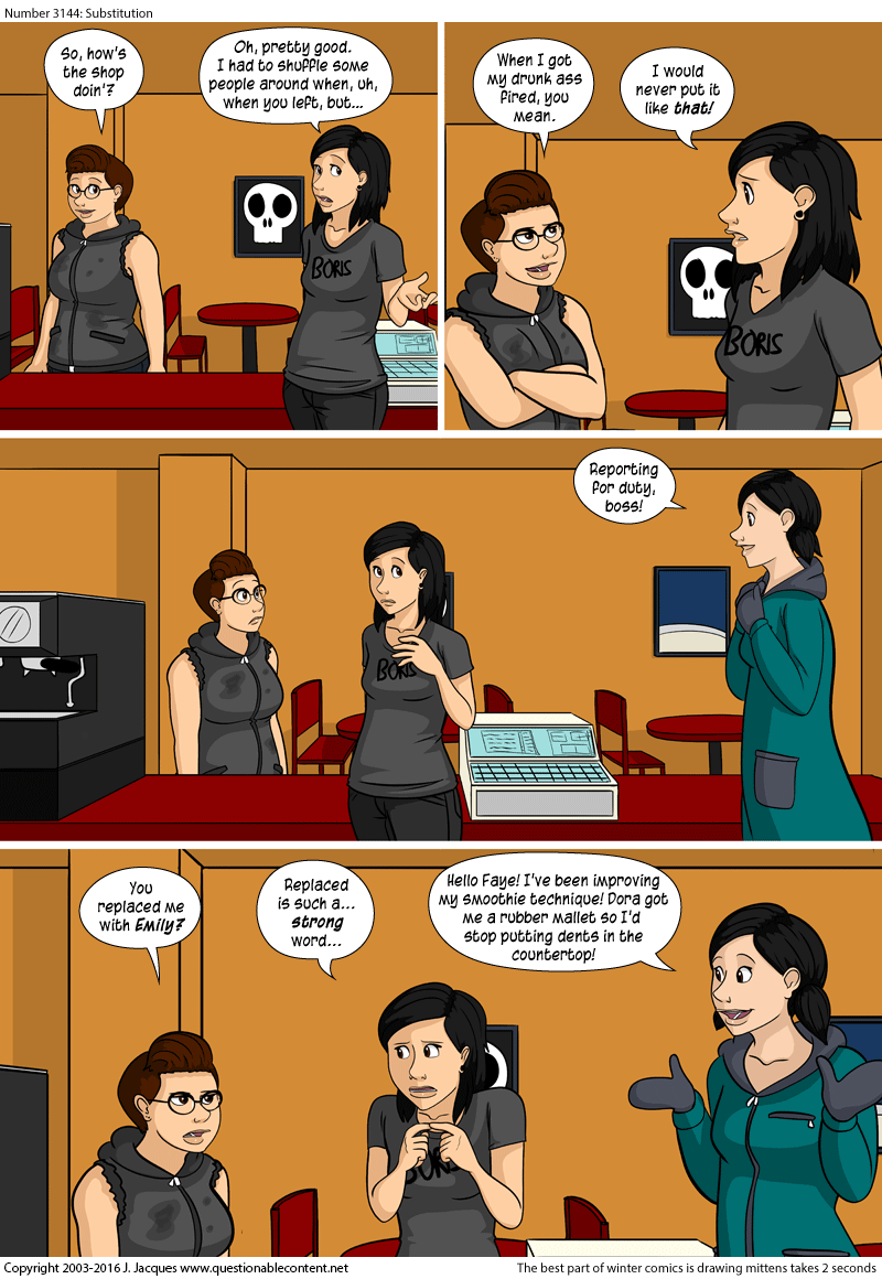 Questionable Content 28.1.2016