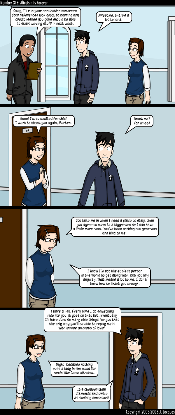 Questionable Content 14.3.2005