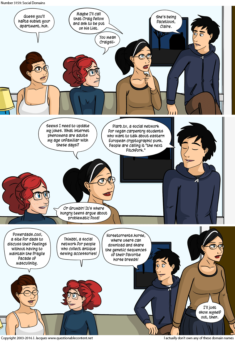 Questionable Content 18.2.2016