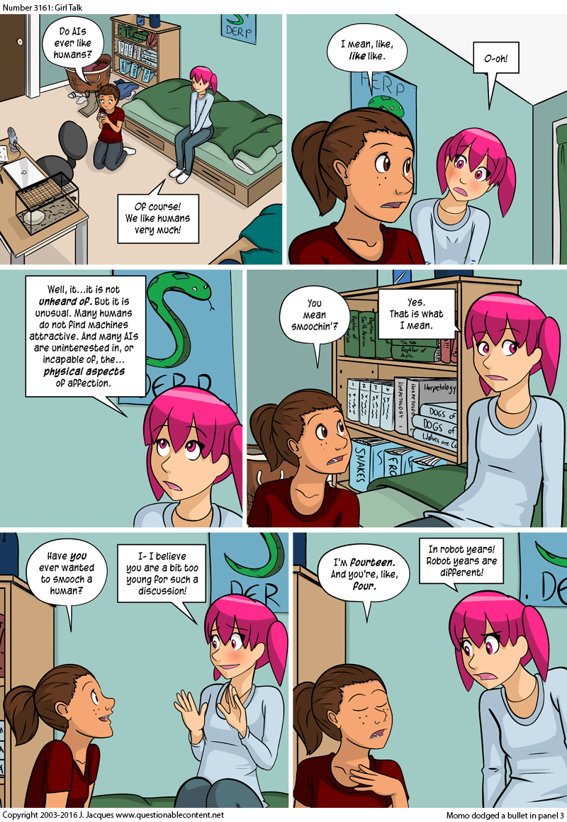 Questionable Content 22.2.2016