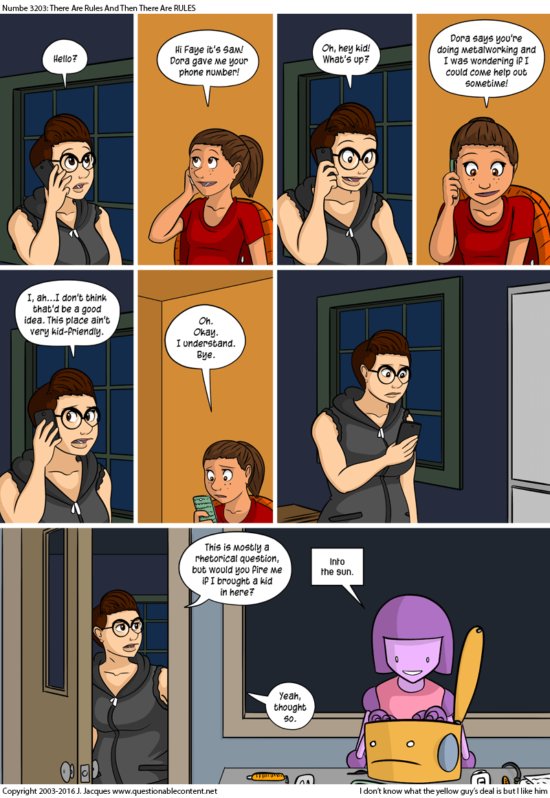 Questionable Content 20.4.2016