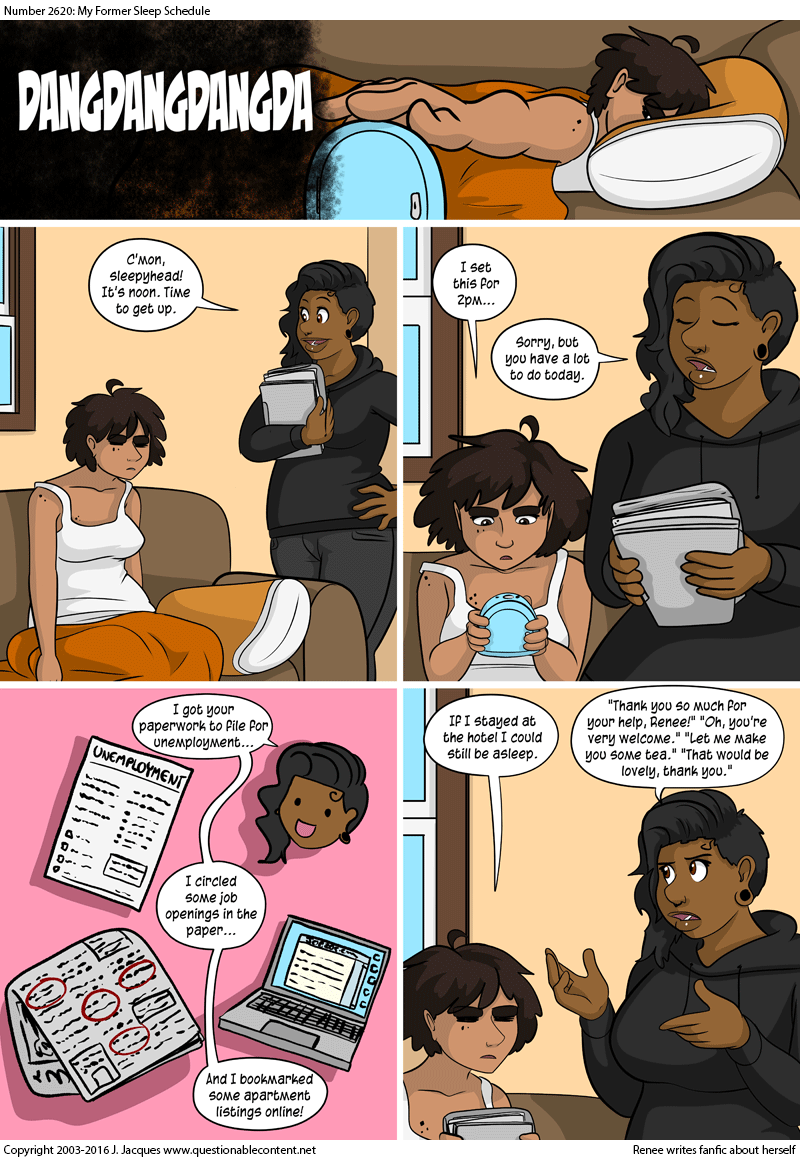 Questionable Content 8.7.2016