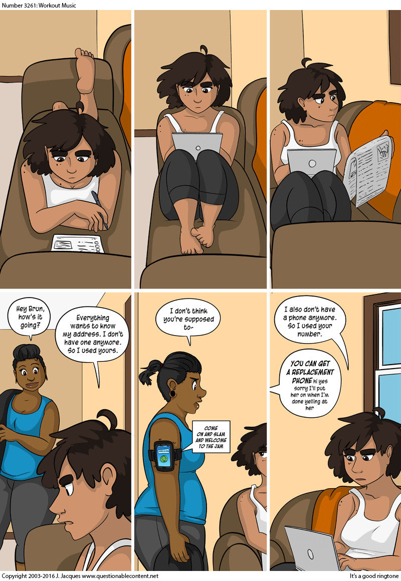 Questionable Content 11.7.2016