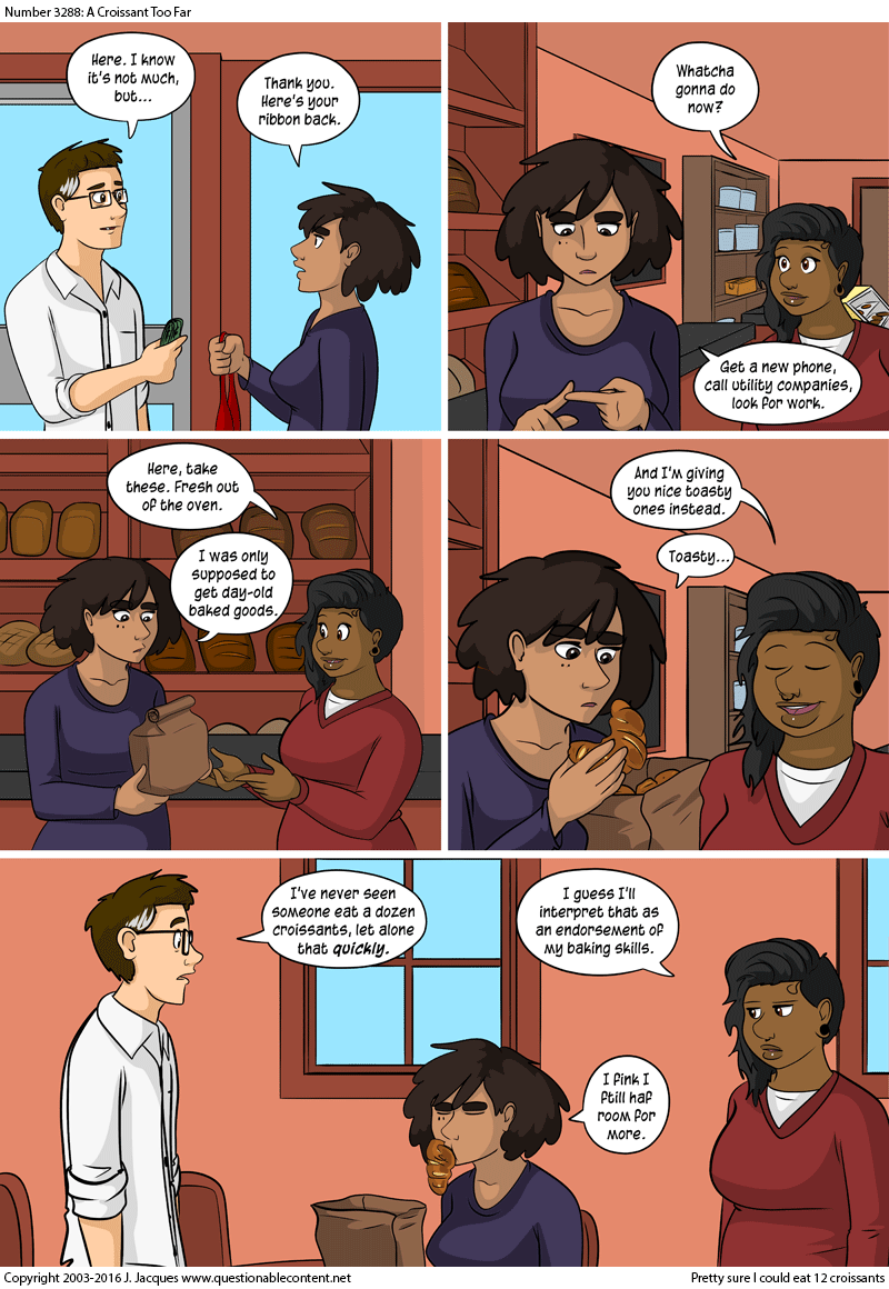 Questionable Content 17.8.2016