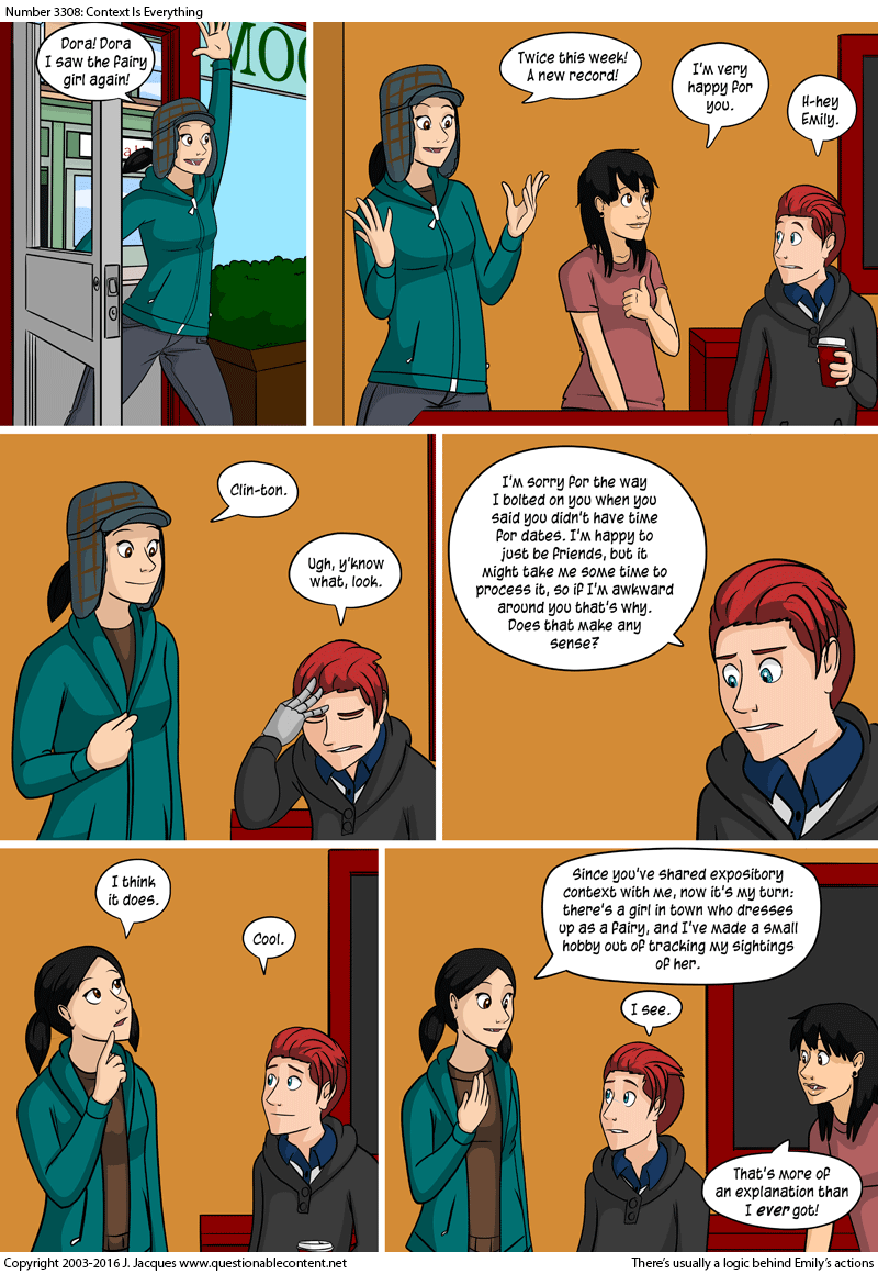 Questionable Content 14.9.2016