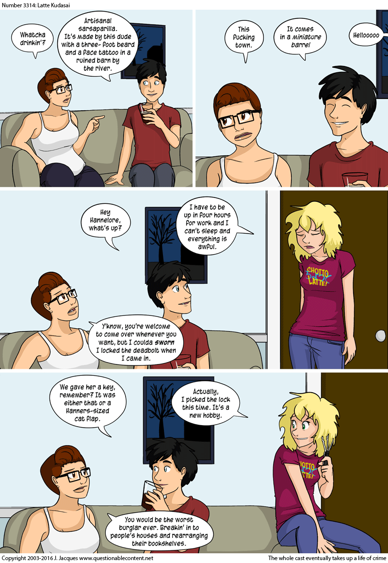 Questionable Content 22.9.2016