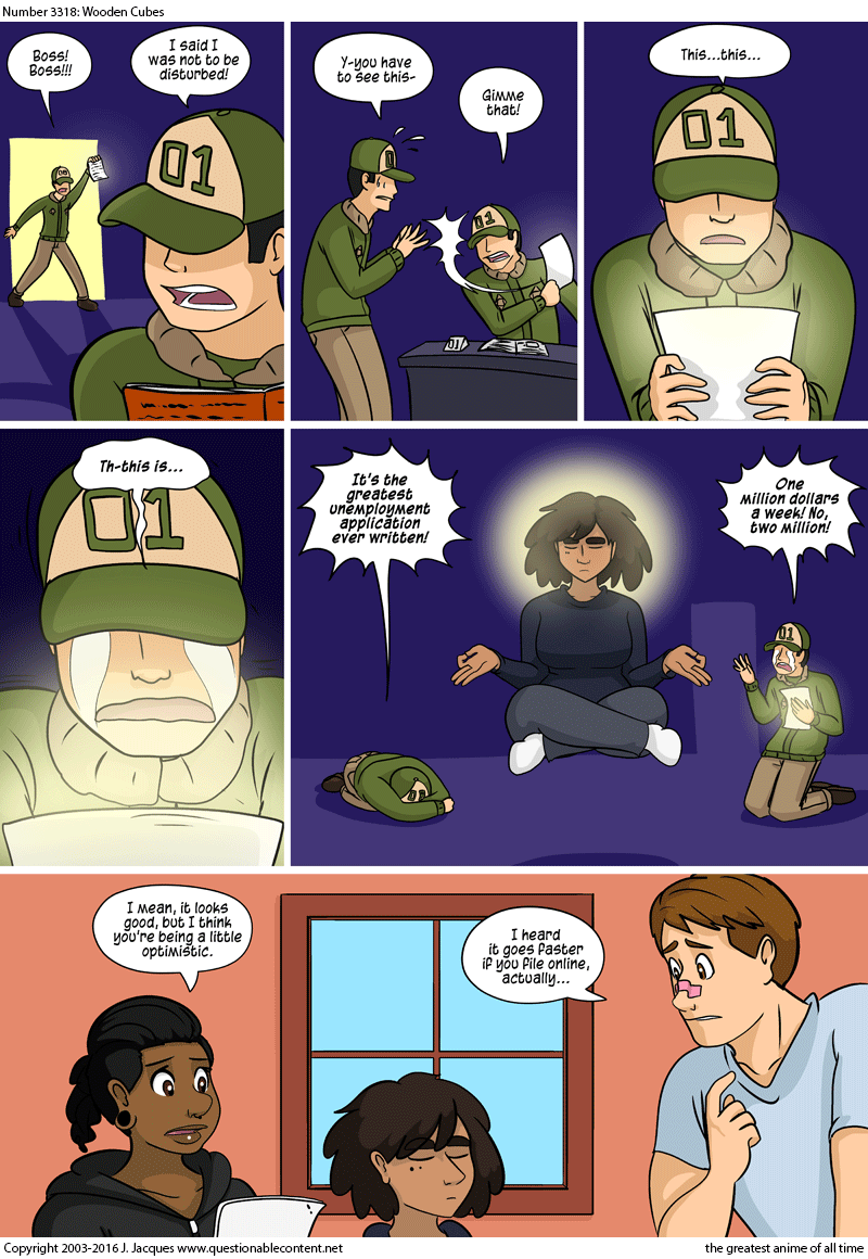 Questionable Content 28.9.2016