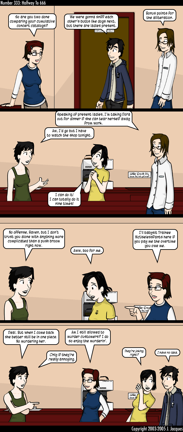 Questionable Content 7.4.2005