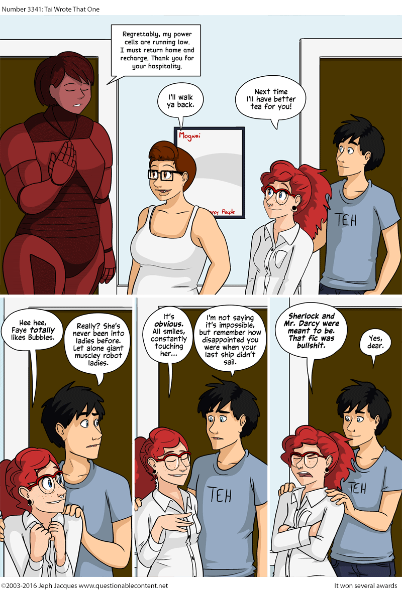 Questionable Content 31.10.2016