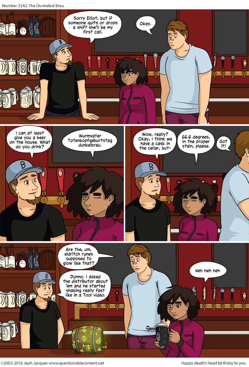 Questionable Content 1.11.2016