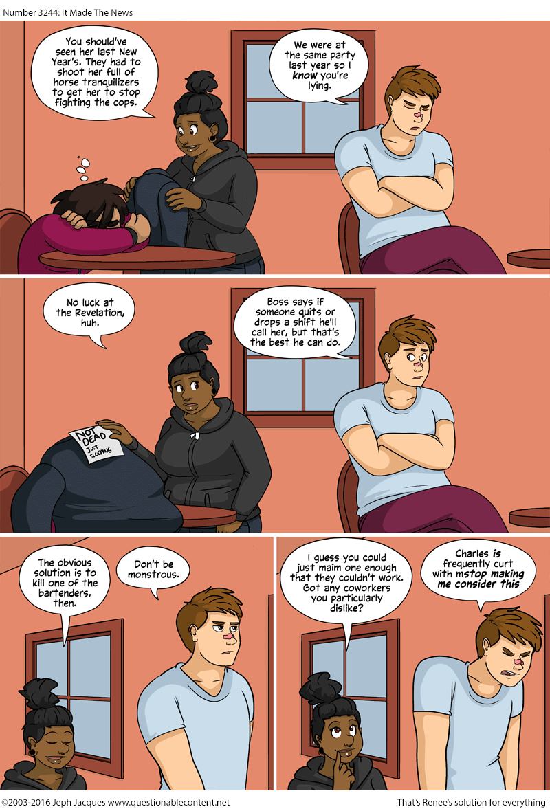 Questionable Content 3.11.2016