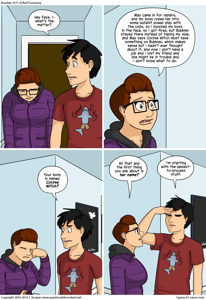 Questionable Content 12.12.2016