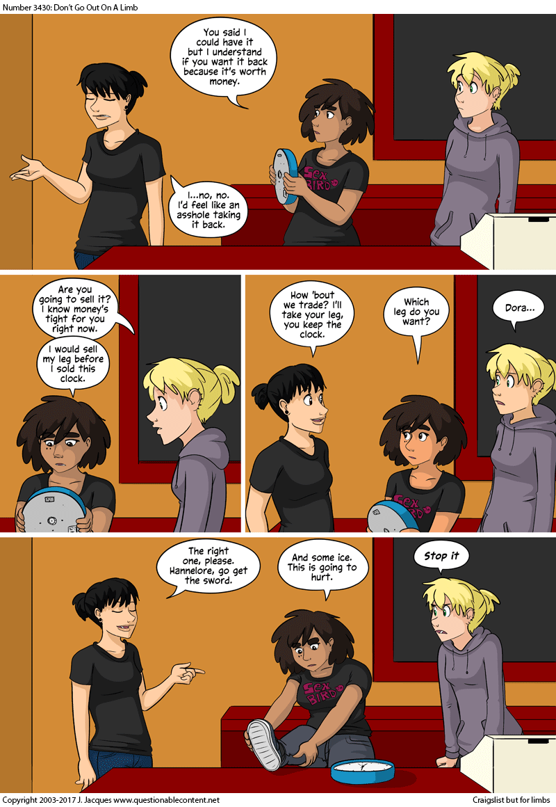 Questionable Content 3.3.2017