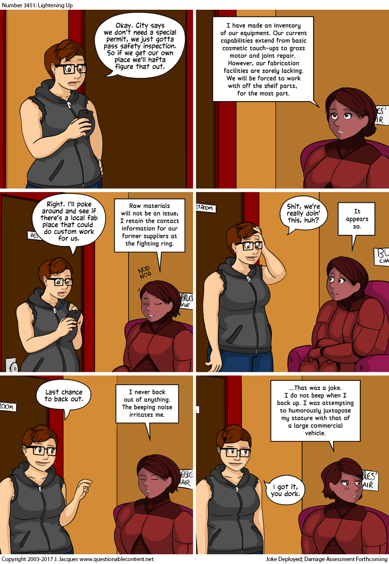 Questionable Content 3.4.2017