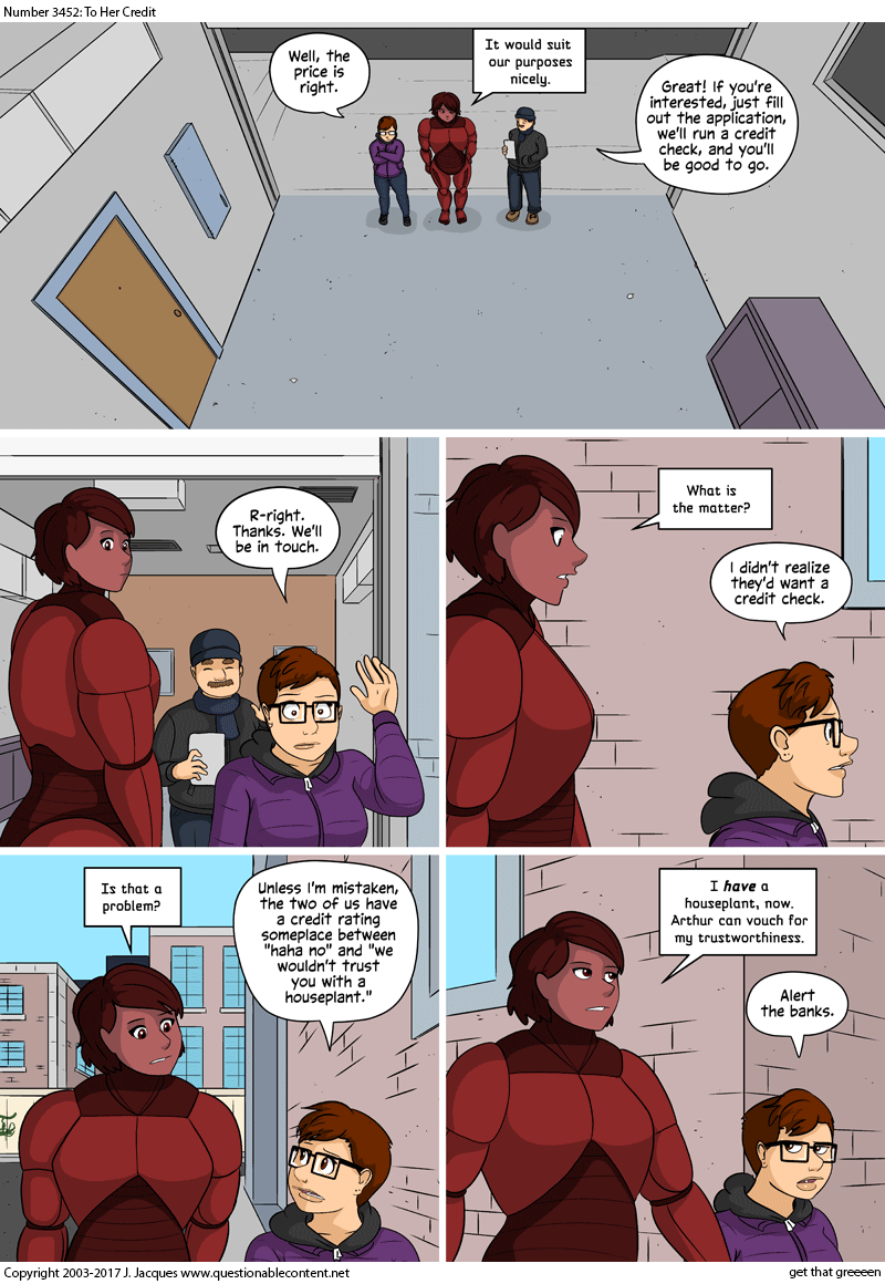 Questionable Content 4.4.2017