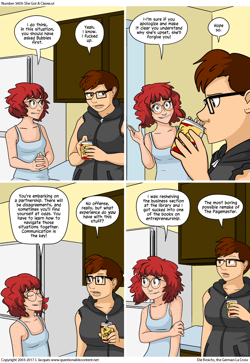 Questionable Content 13.4.2017