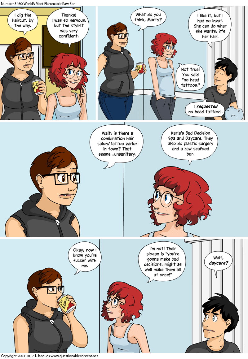 Questionable Content 14.4.2017