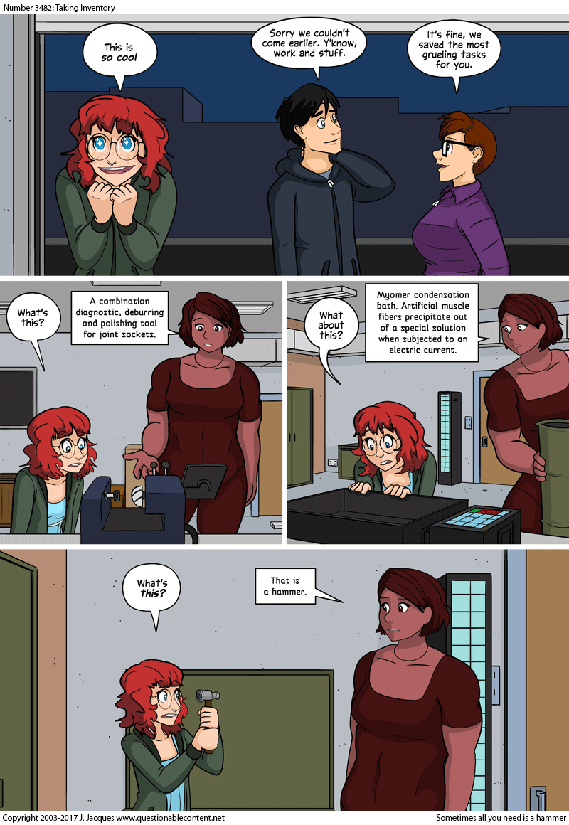 Questionable Content 16.5.2017