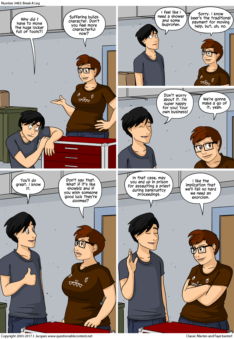 Questionable Content 17.5.2017