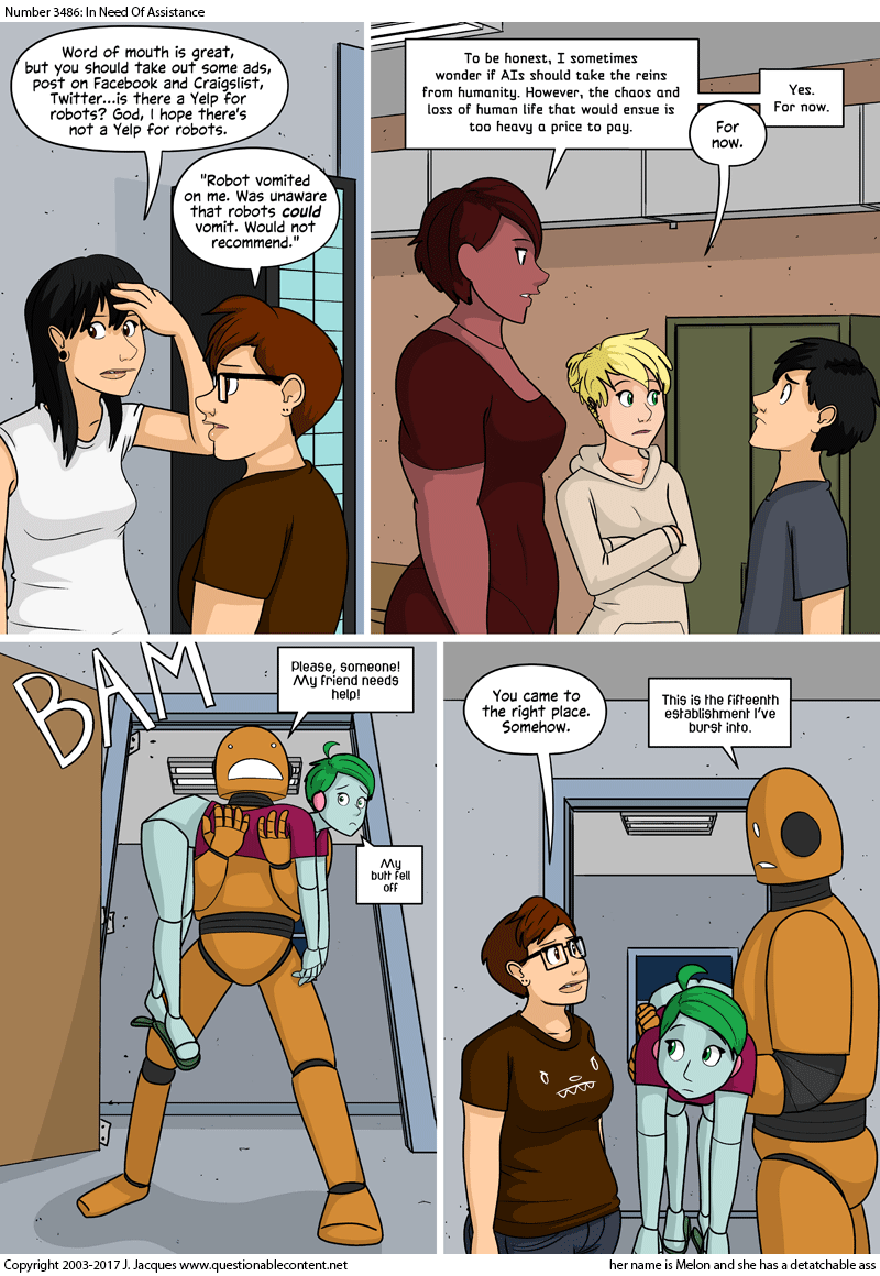 Questionable Content 22.5.2017