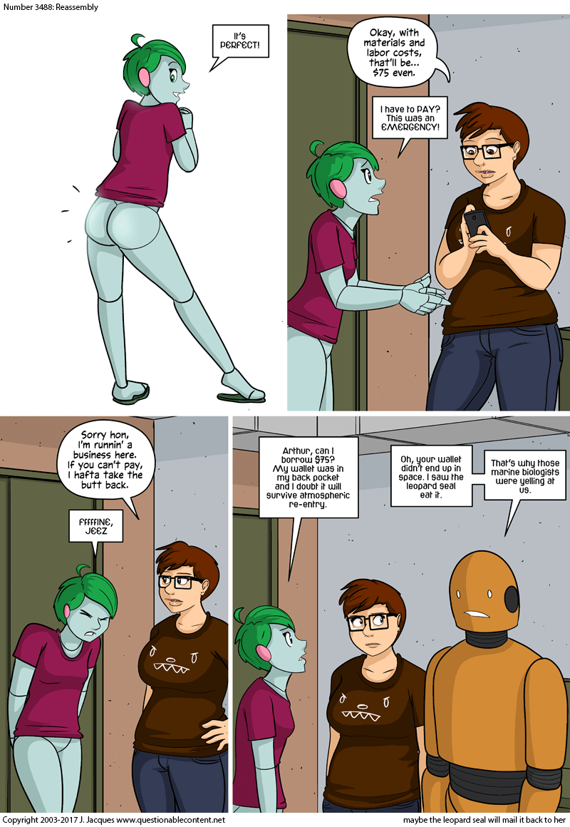 Questionable Content 24.5.2017