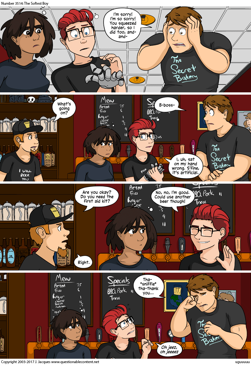 Questionable Content 29.6.2017