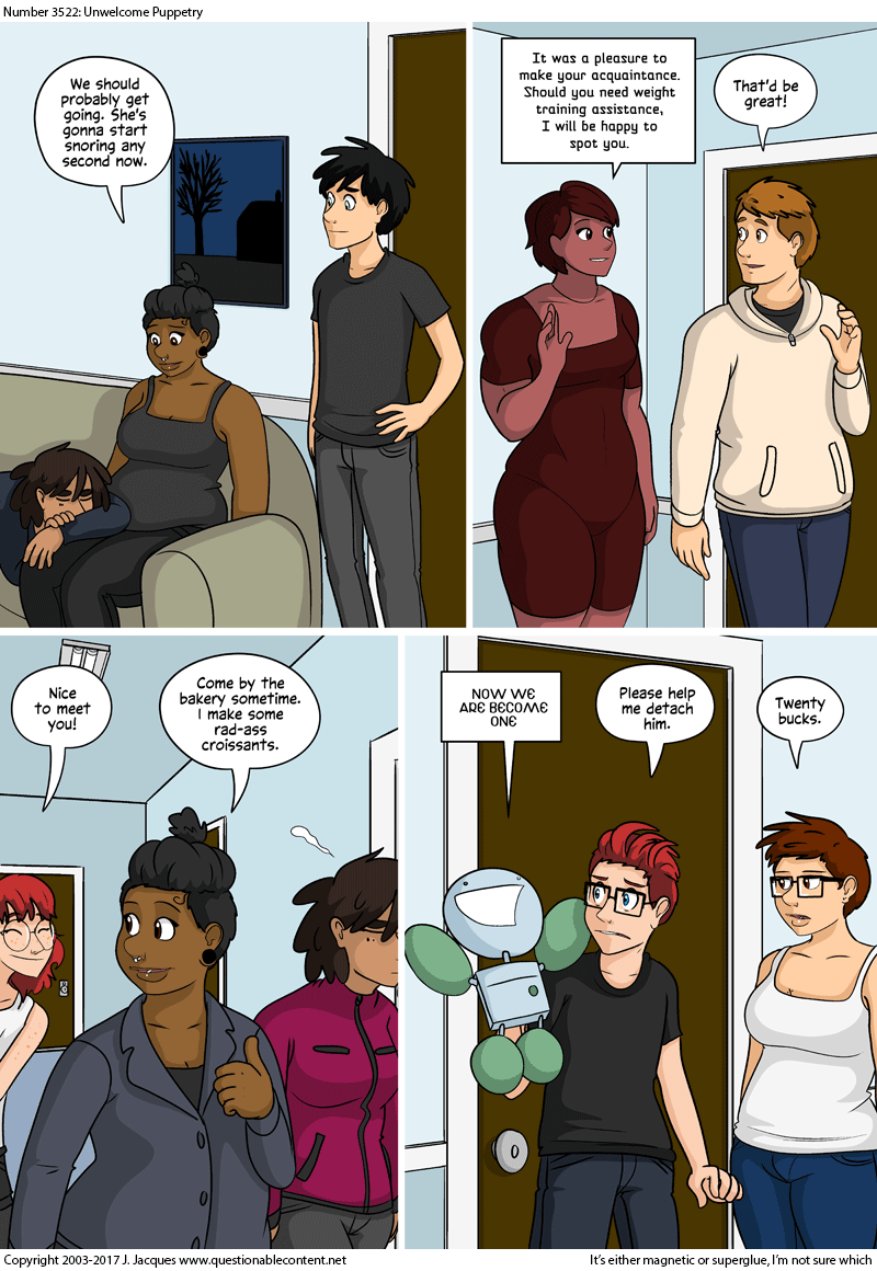 Questionable Content 11.7.2017