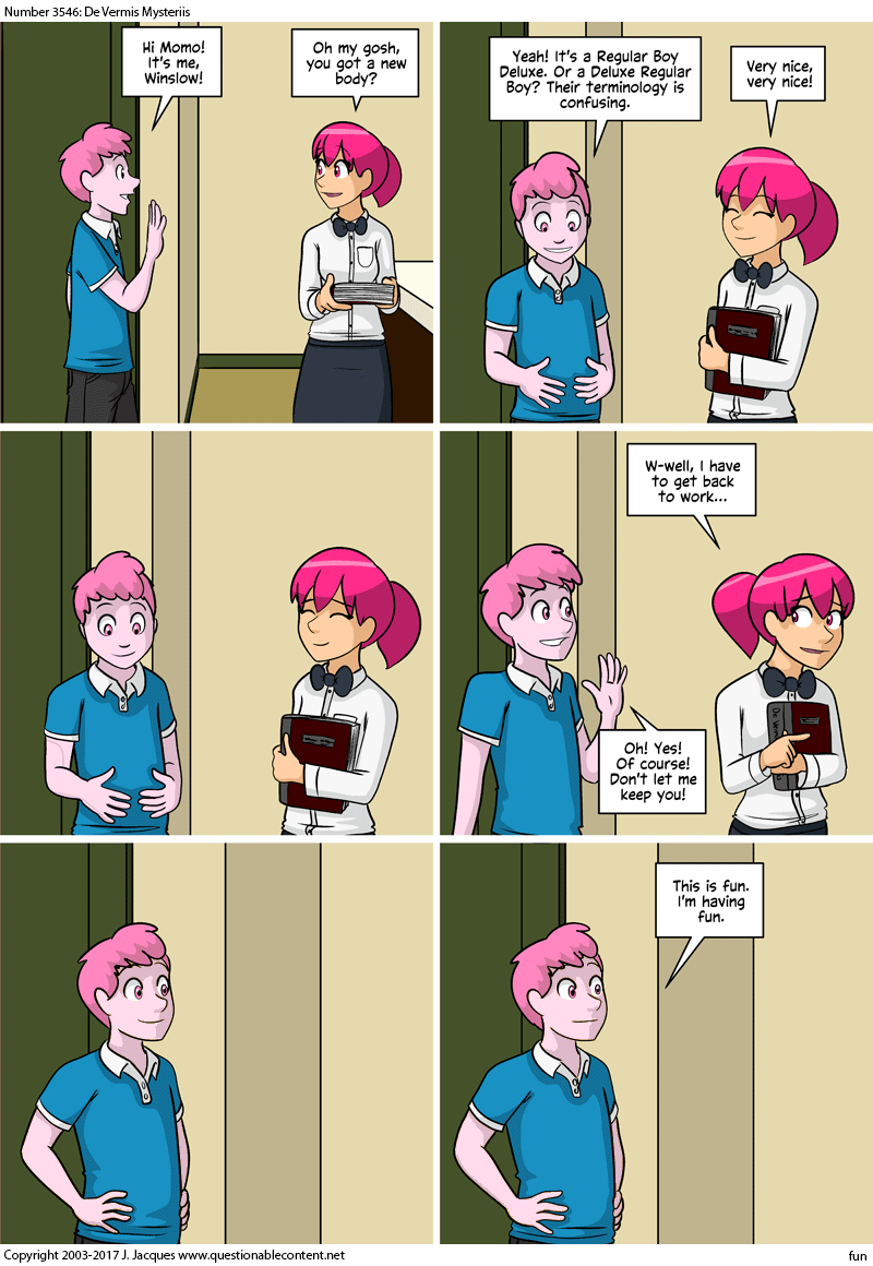 Questionable Content 14.8.2017