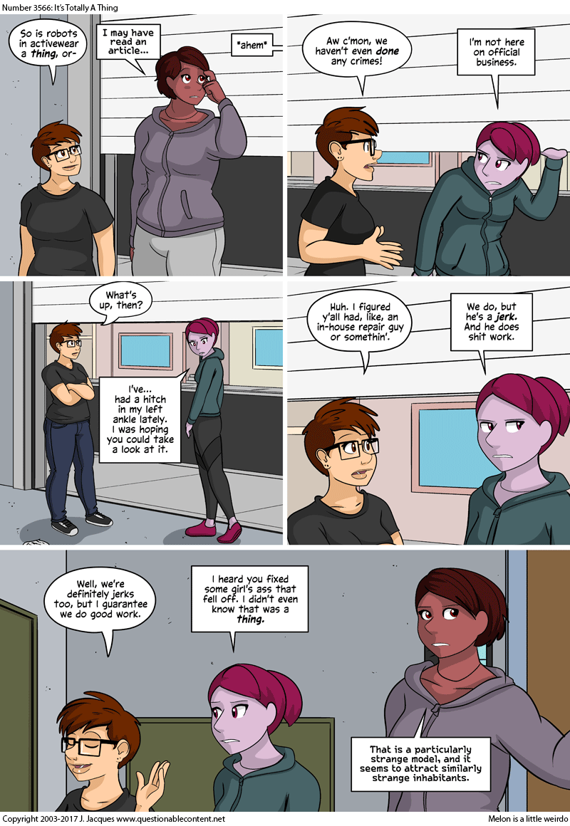 Questionable Content 11.9.2017