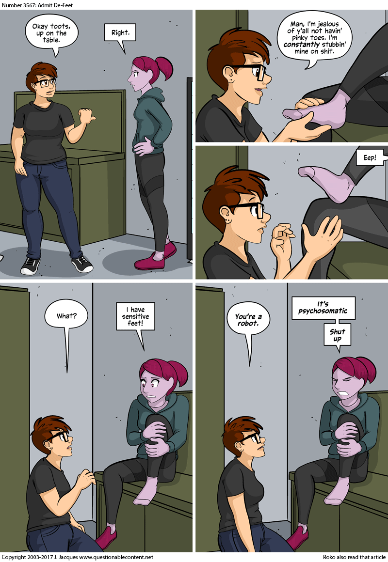 Questionable Content 12.9.2017