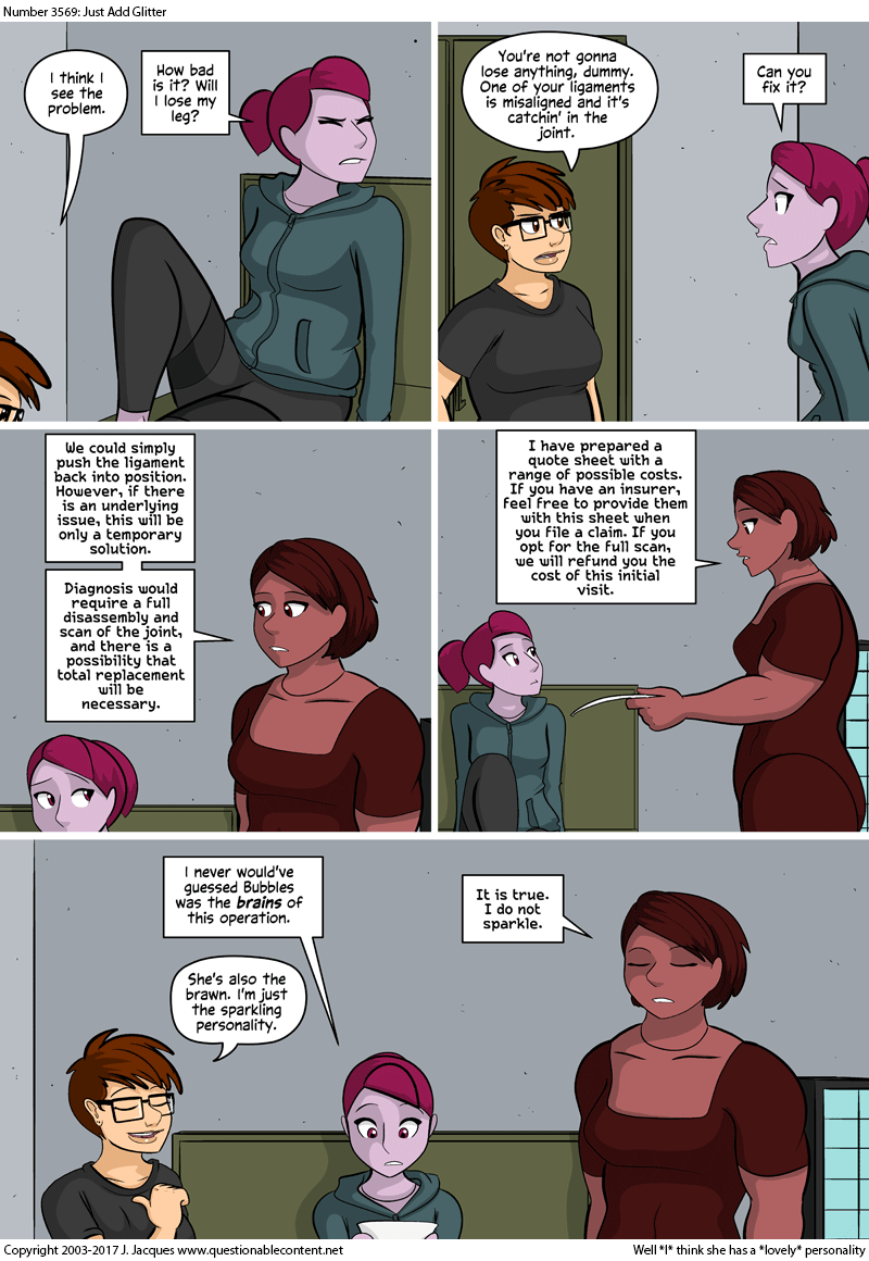 Questionable Content 14.9.2017