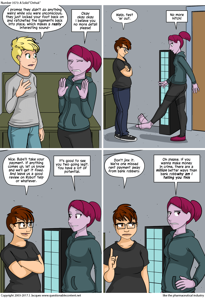 Questionable Content 20.9.2017