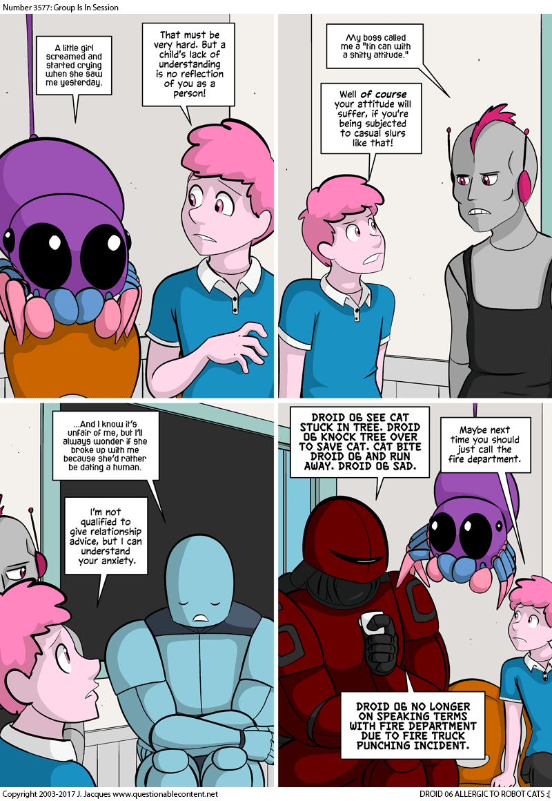 Questionable Content 26.9.2017