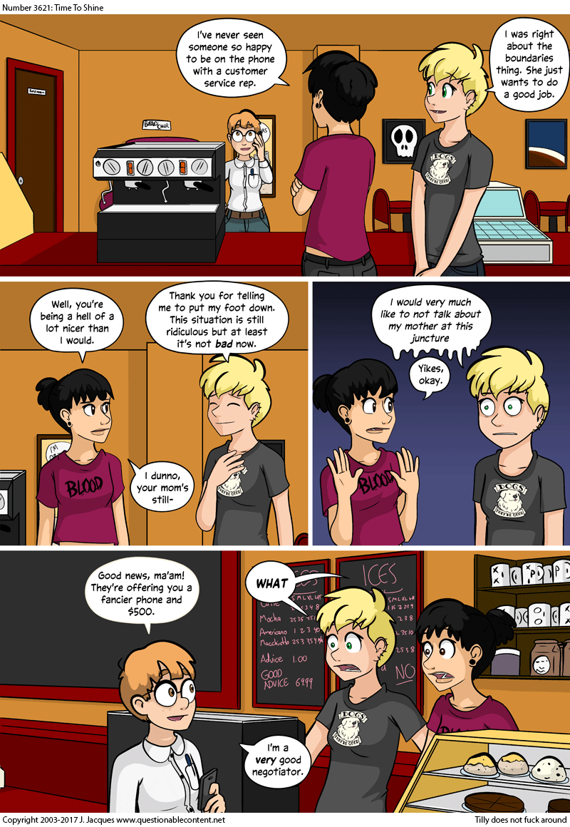 Questionable Content 27.11.2017