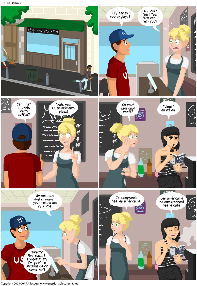 Questionable Content 25.12.2017