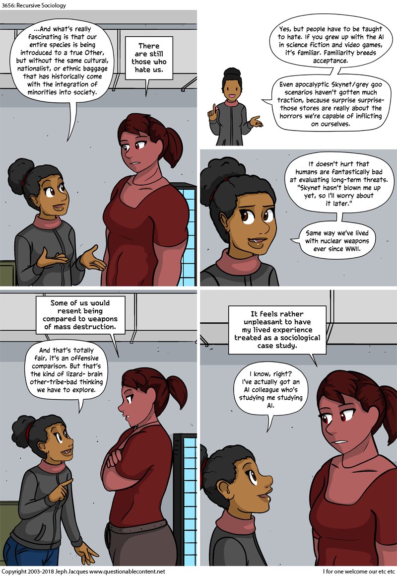 Questionable Content 15.1.2018