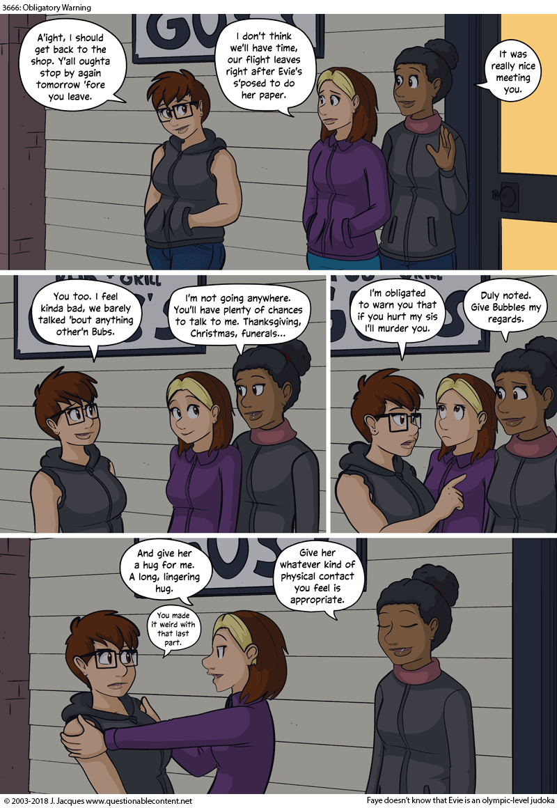 Questionable Content 29.1.2018