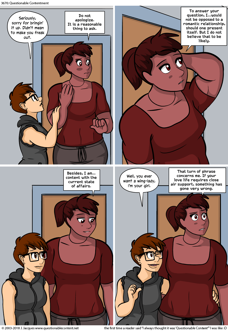 Questionable Content 2.2.2018