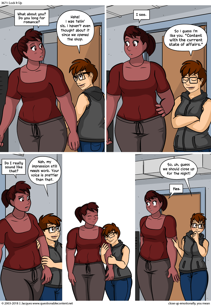 Questionable Content 5.2.2018