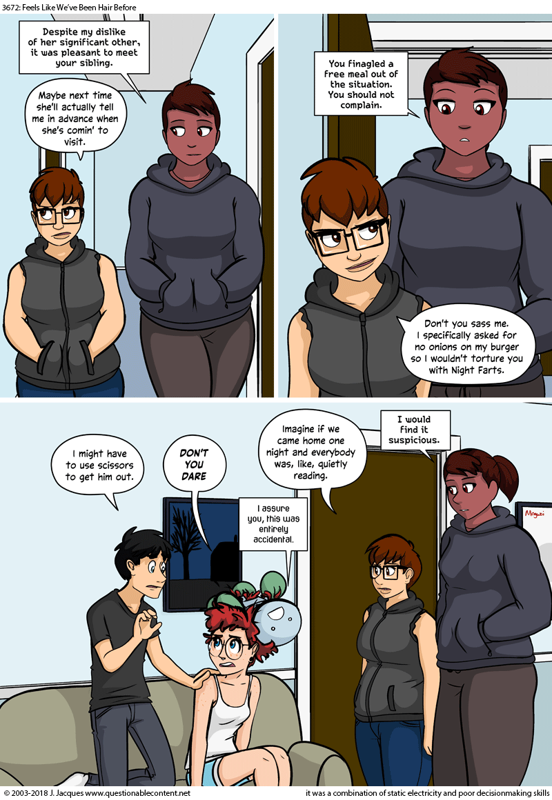 Questionable Content 6.2.2018